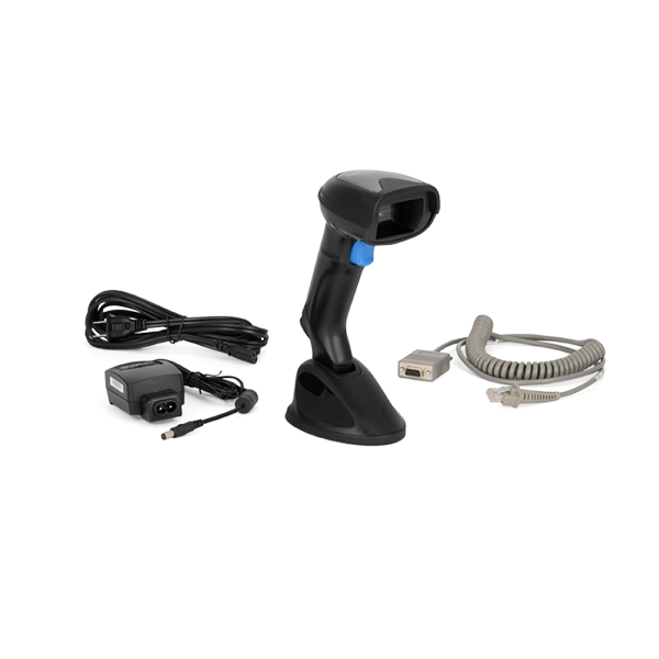 GD4590-BK-B-GVR Gryphon 2D Scanner with Cable, Base and Power Supply for Passport